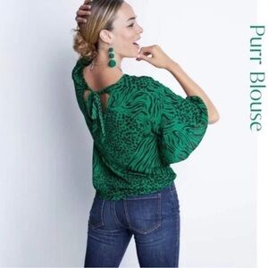 Cabi Purr Blouse Style 3863 Sz Small